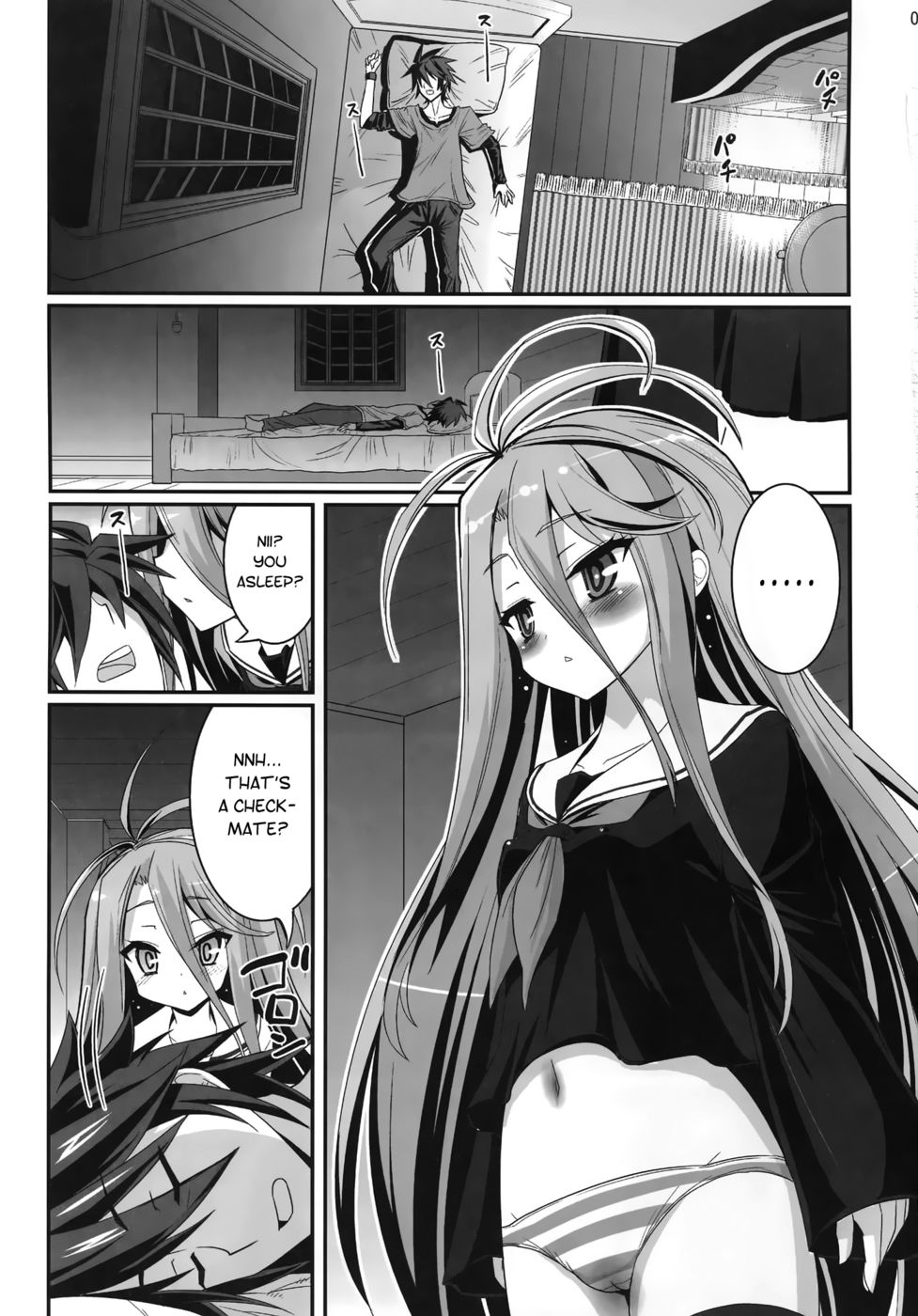 Hentai Manga Comic-Shiro's Nighttime Attack!-Read-3